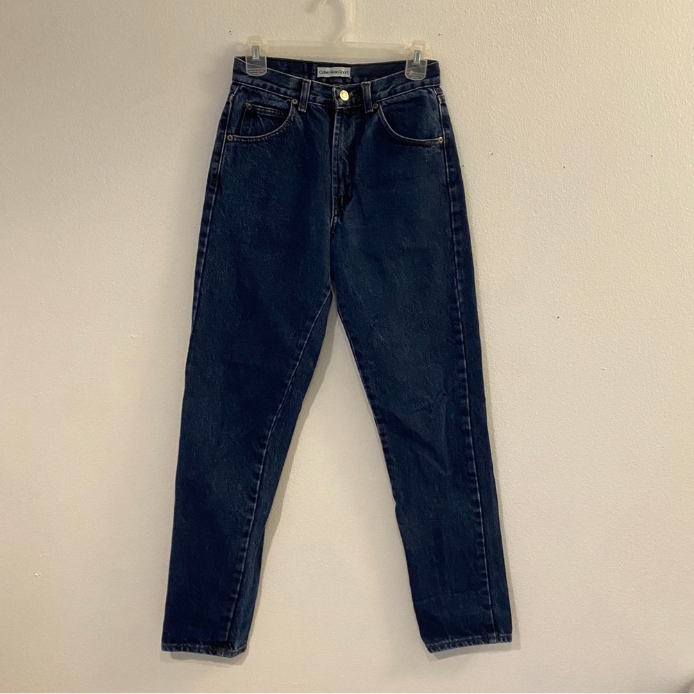 Vintage Women’s Calvin Klein Sport Mid-Rise 100% Cotton Mom Jeans - Size 26W/4